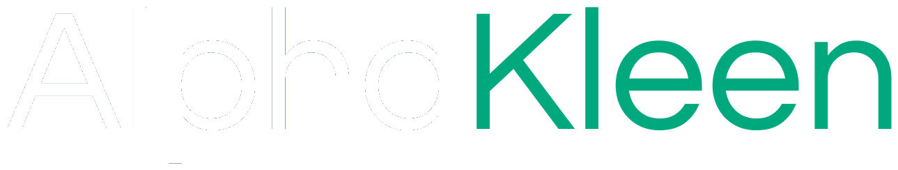 AlphaKleen cleaning services logo